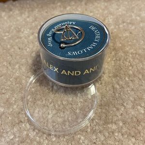 Harry Potter Deathly Hallows ring wrap silver